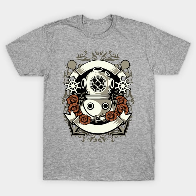 Diver T-Shirt by lionkingdesign